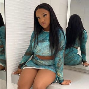 Serena - Ocean blue Farai London set